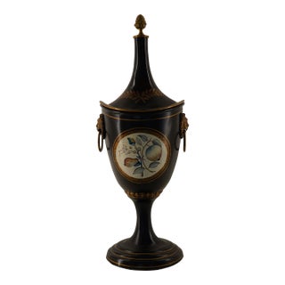 Vintage Italian Floral Urn For Sale