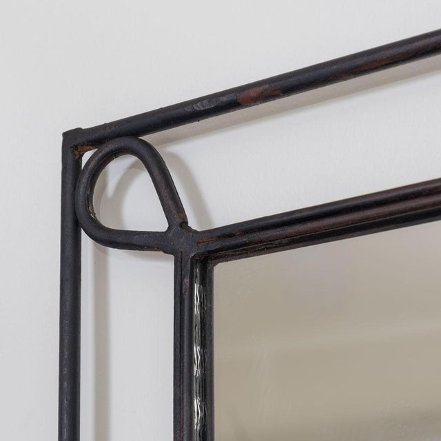 1950s 1950s French Iron Loop Mirror For Sale - Image 5 of 10