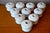 Danish Candlesticks in White Porcelain, Set of 8 For Sale - Image 9 of 9