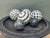 Wood Vintage Geometric Assorted Spheres - Set of 6 For Sale - Image 7 of 12