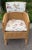 Vintage Wicker Armchair with Pillows, 1980s For Sale - Image 6 of 14