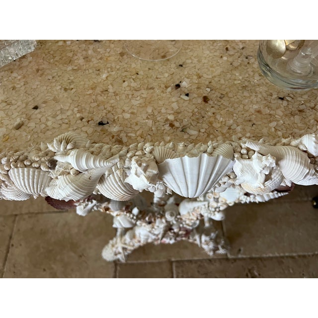 Seashell Butler's Tray For Sale In West Palm - Image 6 of 9