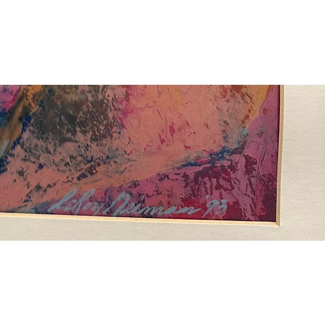 Abstract 1993 LeRoy Neiman Album Cover Print With Hand-Signed Autograph & Coa, Framed For Sale - Image 3 of 8
