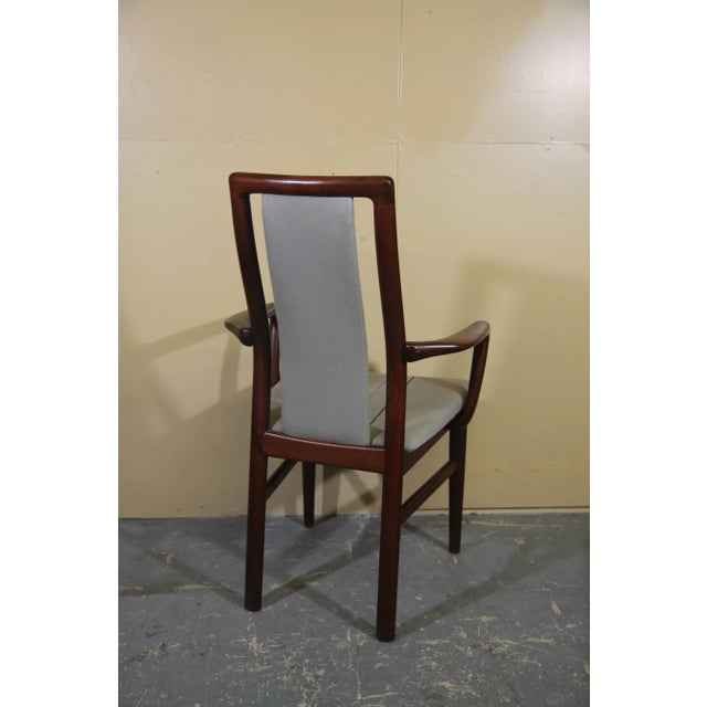 Gray 1970s Danish Rosewood Chairs - Set of 6 For Sale - Image 8 of 9