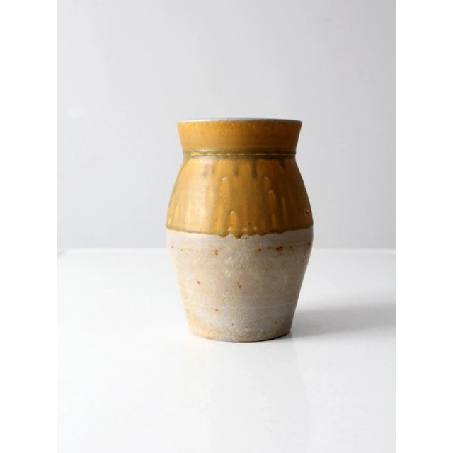 Rockdale Union Stoneware Vase Circa 1995 For Sale - Image 4 of 10