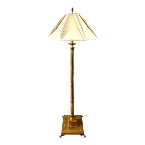 Solid Brass Neoclassical Floor Lamp From 60's