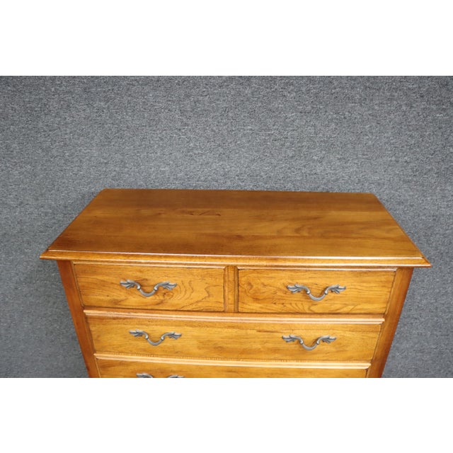 Late 20th Century Thomasville Cherry Highchest For Sale - Image 5 of 9