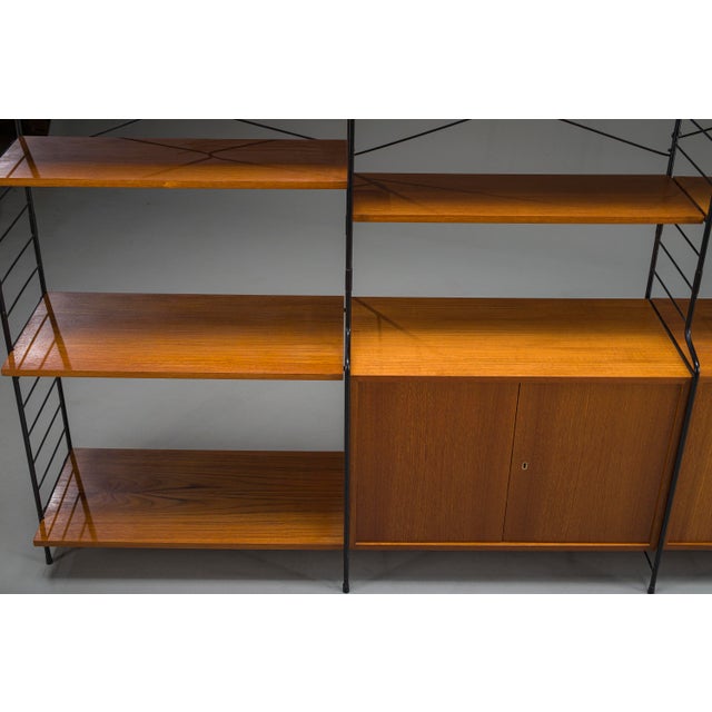 Vintage Teak Modular Wall Unit from WHB, Germany, 1960s For Sale - Image 12 of 18