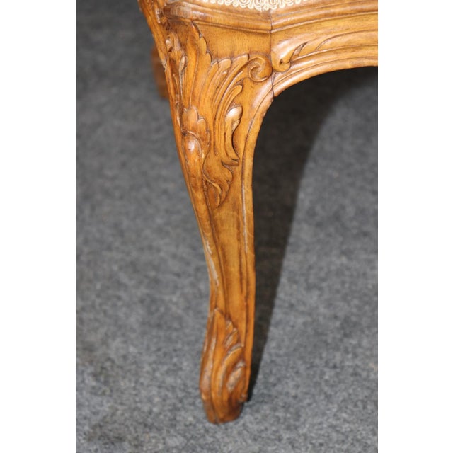Pair Antique French Louis XV Style Aubusson Armchairs For Sale In Philadelphia - Image 6 of 14