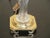 Waterford Crystal & Brass Table Lamp in Waterford Style For Sale - Image 4 of 6