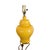 1950s Vintage c.1950s Marigold Porcelain Ginger Jar Table Lamp With Raised Floral Relief For Sale - Image 5 of 10