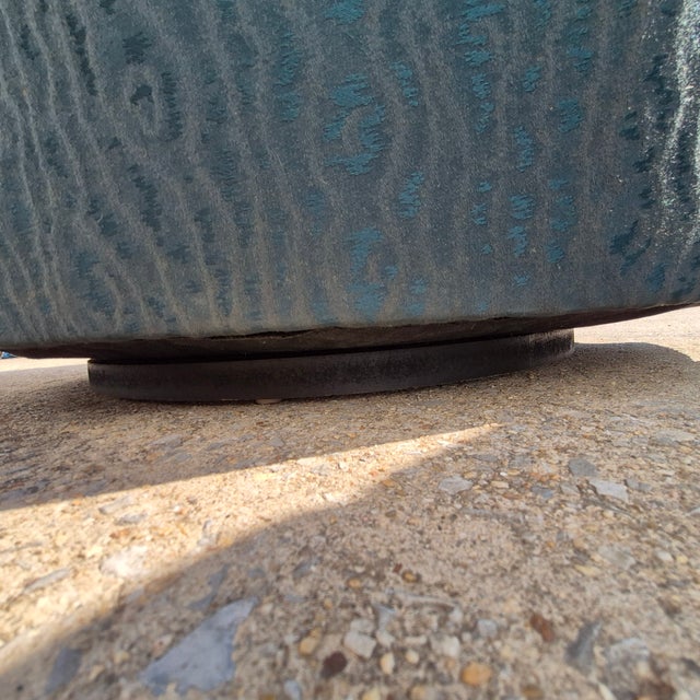 1980s Vintage Hollywood Regency Asymmetric Shell Back Swivel Chairs, Manner of Vladimir Kagan - A Pair For Sale - Image 14 of 15