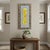 1990s Vintage Yellow Scenery Embroidered Rectangular Framed Wall Art A For Sale - Image 5 of 13
