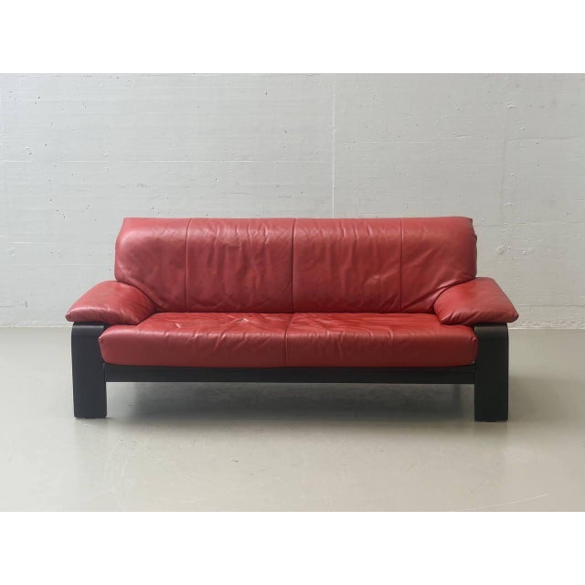 Vintage Leather Sofa from Ligne Roset, 1980s For Sale - Image 6 of 16