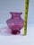 Mid 20th Century Cranberry Red Optic Art Glass Flower Vase Vintage Mid 20th Century by Pilgrim For Sale - Image 5 of 9