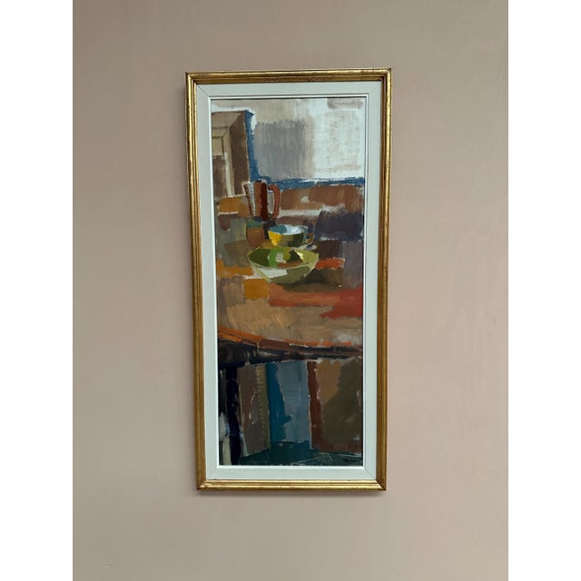 Ingvar Hällgren, Still Life, 1950s, Oil Painting on Canvas, Framed For Sale - Image 9 of 18