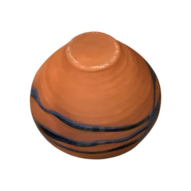 Monumental Jon & Barbara Mehr California Studio Pottery Covered Vessel With Cobalt Glaze For Sale In Sacramento - Image 6 of 6
