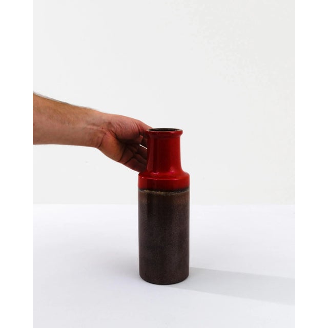 Mid 20th Century 1960s Mid-Century Modern W. Germany Ceramic Vase For Sale - Image 5 of 10