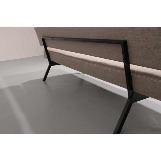 Black Mid-Century Modern Italian Sofa Bed by Rito Valla for IPE Bologna, 1960s For Sale - Image 8 of 18