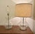 Sold as a pair, these two transparent glass table lamps by Kovacs are in excellent condition. Shipping & Local delivery...