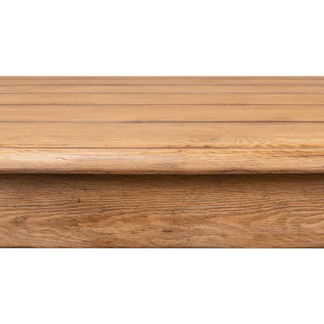 Wood Farmhouse Dining Table in Reclaimed Pine with Turned Legs For Sale - Image 7 of 12