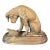 1900s Bronze of Chien À La Tortue, Dog With Tortoise, Depicting a Hound Observing a Turtle, Originally Designed by French Sculptor Alfred Jacquemart For Sale