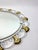Vintage Curly Metal Brass Shells Eliptical Wall Mirror from Hillebrandt, 1971, in Restored conditions. Designed 1970 to...