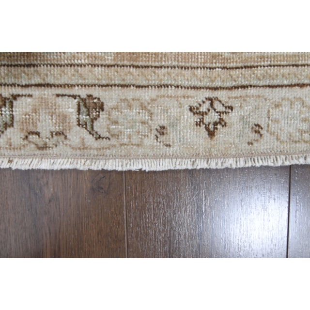 Traditional 1970s Vintage Persian Handmade Wool Cotton Orange Area Rug For Sale - Image 3 of 11