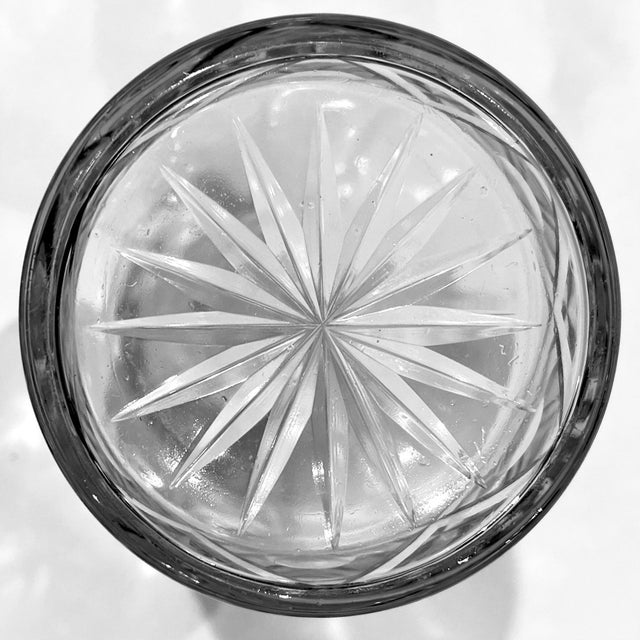 Antique Georgian Style Cut Lead Crystal Decanter For Sale - Image 9 of 9