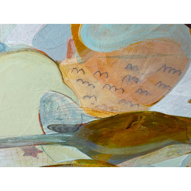 “Thrashers and Flowers” a Fun Bird Painting by LWren Walraven For Sale - Image 9 of 16
