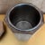 AMBIANIC presents Vollrath Ice Bucket Stainless and White Oak from Wisconsin maker stamped 9.75 h x 7.75 diameter Modern...