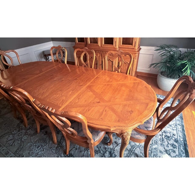 Vintage 1987 Hickory Manufacturing Co. Dining Collection For Sale - Image 10 of 18