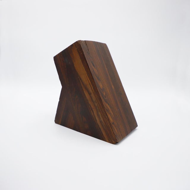 Mid-Century Modern Knife Storage Block For Sale - Image 3 of 4