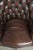 Chesterfield Desk Chair in Brown Cowhide Leather For Sale - Image 6 of 17