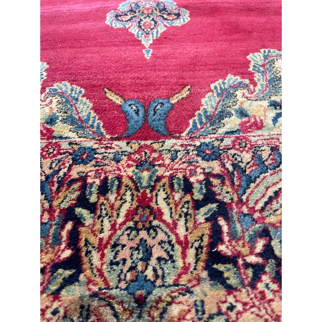 Antique Persian Laver Kerman Rug, 4' X 7'2" For Sale - Image 11 of 11