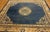 Chinese 1920s Blue Navy Medallion Antique Chinese Peking Rug 8' 4" X 7' Knotted Pile Wool Carpet For Sale - Image 3 of 15