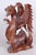 Original Asian Dragon Statue in Lacquered Wood, 1930s For Sale - Image 11 of 11