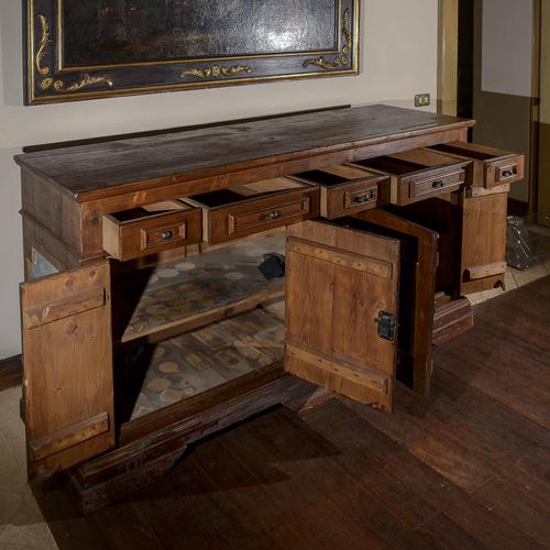 Sideboard with Painted Decorations For Sale - Image 6 of 9