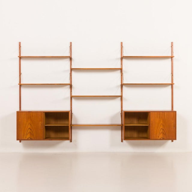 Teak Wall Unit by Thygesen & Sørensen for HG Furniture, 1960s For Sale - Image 6 of 15
