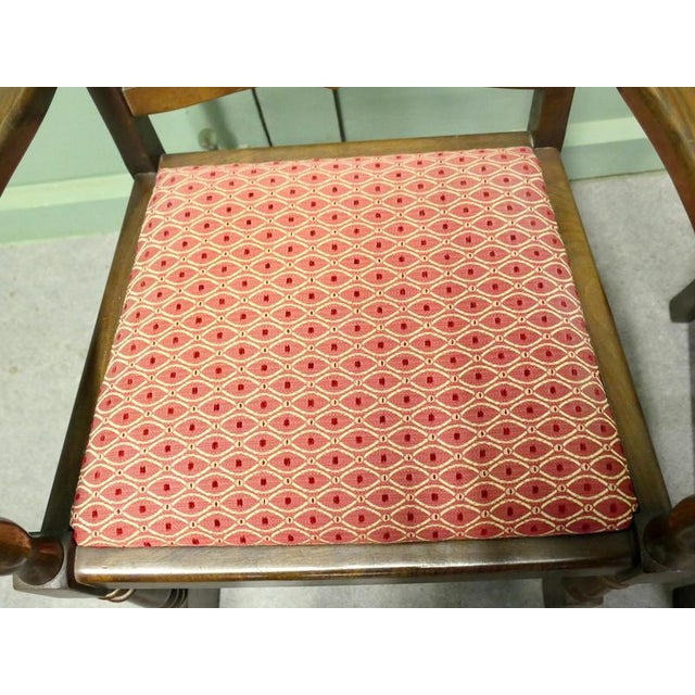 Wood Vintage Oak Refectory Table and Chairs, 1960, Set of 7 For Sale - Image 7 of 9