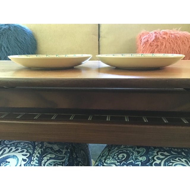 Metal Vintage Wedgwood Copper Lustreware Plates- Set of 2 For Sale - Image 7 of 12