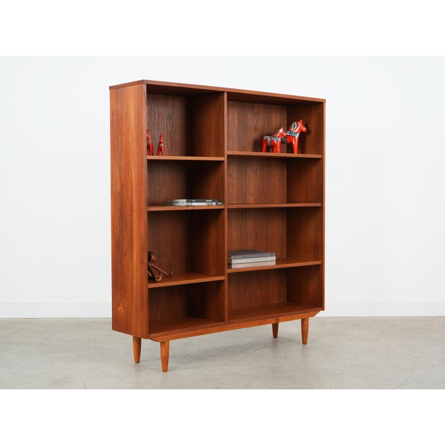 Vintage Danish Teak Bookcase, 1970s For Sale - Image 4 of 11