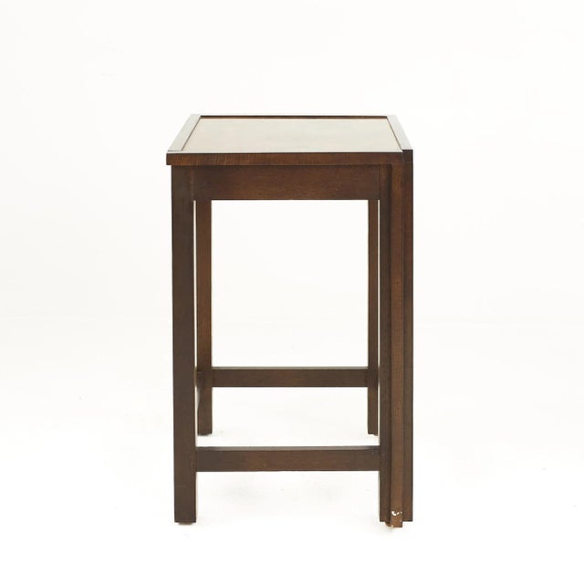 Century Furniture Mid Century Burlwood Side Table For Sale In Chicago - Image 6 of 10