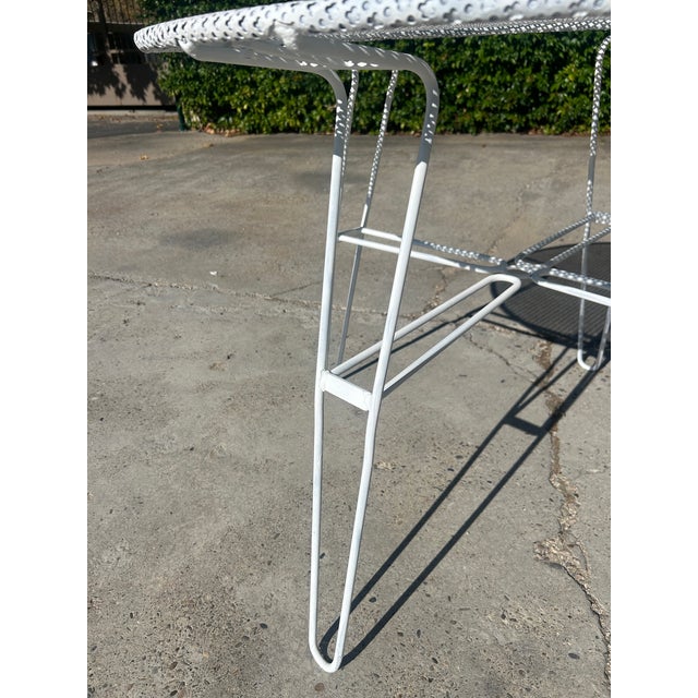 Metal Garden Table attributed to Mathieu Mategot, 1950s For Sale - Image 7 of 12
