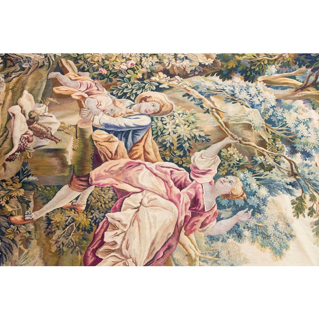 Early 20th Century French Tapestery Rug For Sale - Image 9 of 12