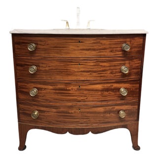 19th Century Chest of Drawers Bath Vanity For Sale