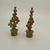 Metal Vintage French Style Candelabra Pair of Finial Parts for Lamps, Curtains, Clocks For Sale - Image 7 of 12