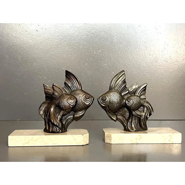 Pair of French Art Deco 1930 Bookends For Sale - Image 4 of 7