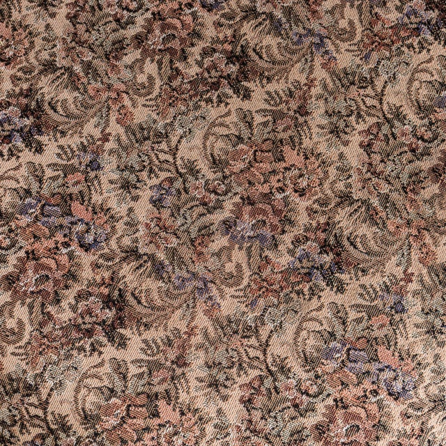 Textile Armchair in Floral Jacquard Fabric from Jindrich Halabala, 1950s For Sale - Image 7 of 9