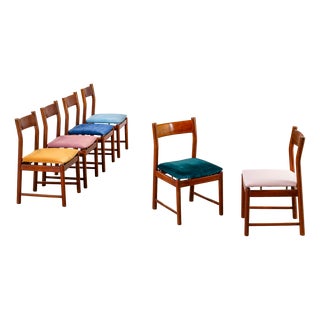 Vintage Chairs by Ilmari Tapiovaara for La Permanente Mobili Cantù, 1960, Set of 6 For Sale